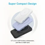 Anker 322 Magnetic MagGo Power Bank, 5,000mAh ,7.5W Wireless ,White (A1618H21) - Image 2