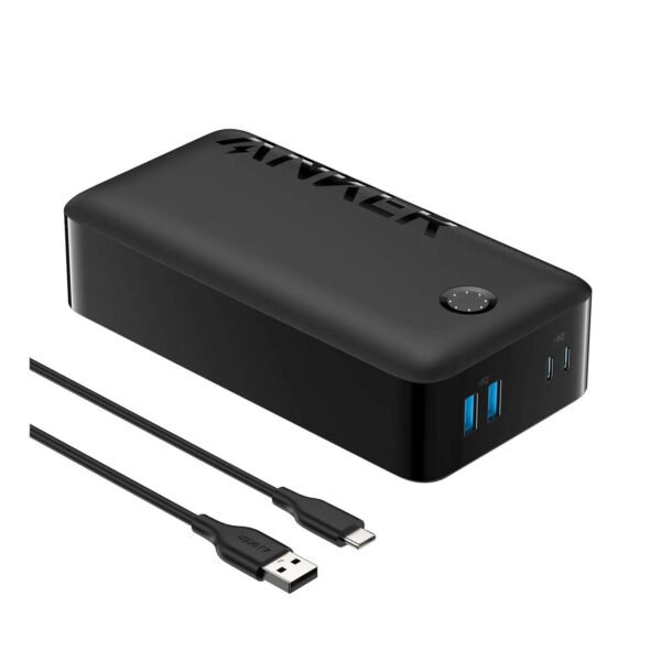 Anker 347 Power Bank, 40,000mAh, 30W PD, 4-Port, Black (A1377H11)