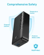 Anker 347 Power Bank, 40,000mAh, 30W PD, 4-Port, Black (A1377H11) - Image 3