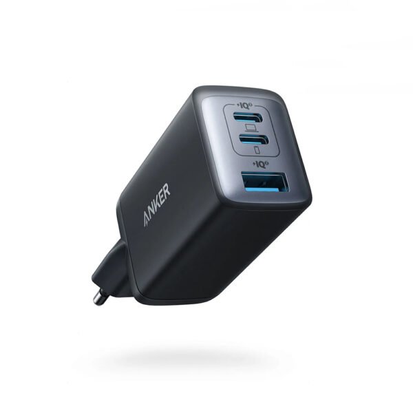 Anker 735 Nano II GaN Wall Charger, 65w ,3-port, Black(A2667G12)