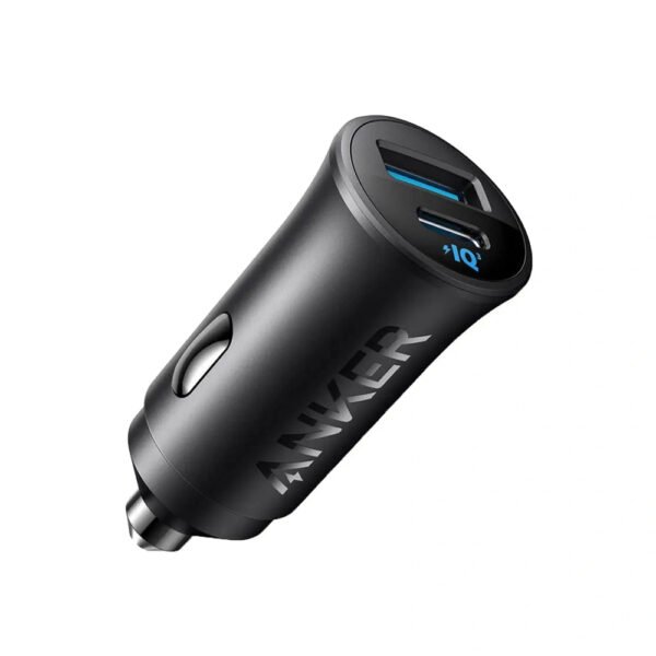 Anker Dual-Port Car Charger,30W,USB-C + USB-A,PPS,Black (A2741H11)