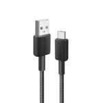 Anker 322 USB-A to USB-C Cable - 3ft (0.9m), Braided Nylon, Black