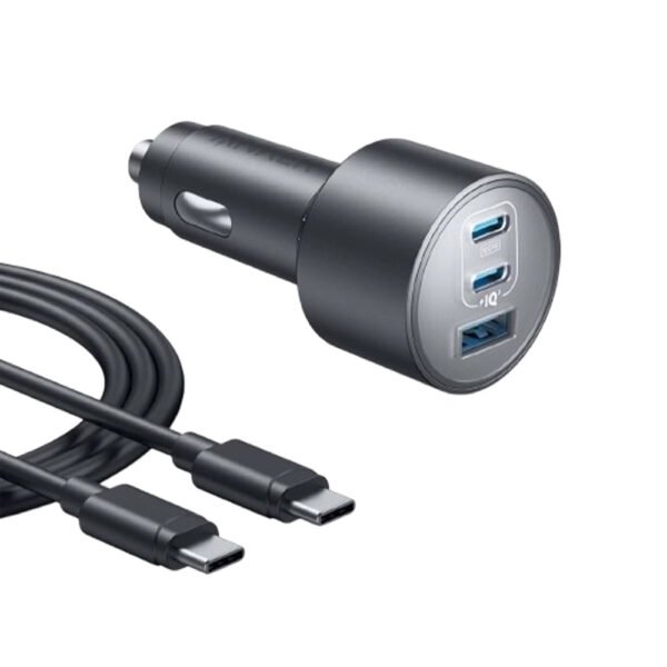 Anker Nano Car Charger,167.5W Max,3-Port (100W PD),Black (B2737HA1)