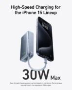 Anker Power Bank 10000mAh 30W Built-In USB-C Cable Blue (A1259H31) - Image 2