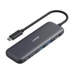 Anker 332 USB-C Hub (5-in-1), 4K@30Hz, 100W PD, Black (A8355H11)