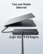 Anker 552 USB-C Hub (9-in-1), 4K@30Hz, 100W PD, Ethernet, Black (A8373H11) - Image 4