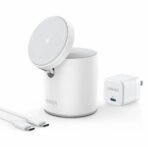 Anker 623 Magnetic Wireless Charger (MagGo), 2-in-1, 12.5W Total, White (B2568321)