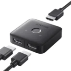 Anker HDMI Switch, 4K@60Hz, 2-in-1-out, Black (A83H10A1)