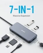 Anker PowerExpand 7-in-1 USB-C Hub, 4K@30Hz, 60W PD, Ethernet, Grey (A8352HA1) - Image 2