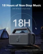 Anker Soundcore Boom 2 SE Portable Bluetooth Speaker, Black (A3148Z11) - Image 5