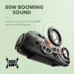 Anker Soundcore Motion Boom Plus Portable Bluetooth Speaker, Black (A3129011) - Image 2