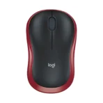 LOGITECH M185 Wireless Mouse, Red (910-002237)
