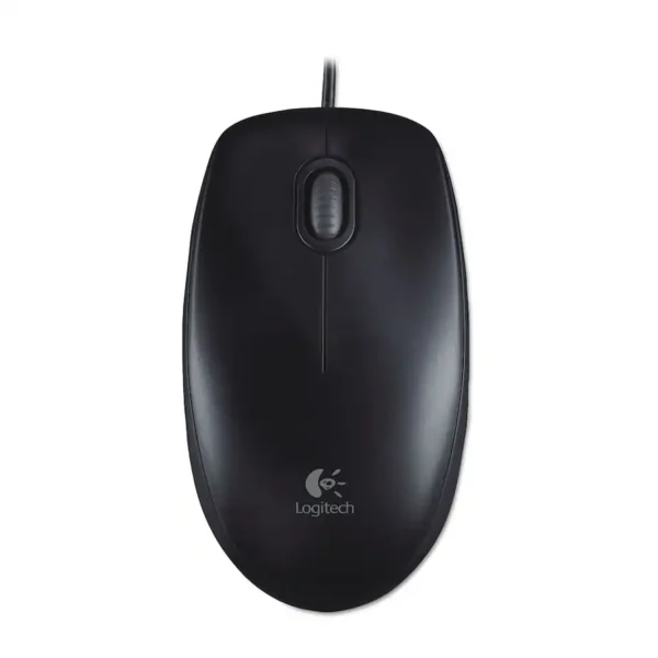 Logitech B100 Optical USB Mouse, Black
