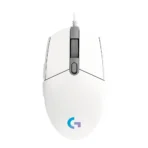 Logitech G102 LIGHTSYNC Wired Gaming Mouse - 8000 DPI, 6 Programmable Buttons, RGB - White (910-005824)