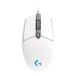Logitech G102 LIGHTSYNC Wired Gaming Mouse - 8000 DPI, 6 Programmable Buttons, RGB - White (910-005824)