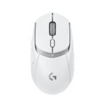 Logitech G309 LIGHTSPEED Wireless Gaming Mouse - HERO 12K Sensor, Dual 2.4GHz/BT Connectivity, 6 Buttons - White (910-007208)
