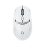 Logitech G309 LIGHTSPEED Wireless Gaming Mouse - HERO 12K Sensor, Dual 2.4GHz/BT Connectivity, 6 Buttons - White (910-007208)