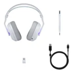 Logitech G522 LIGHTSPEED Wireless Gaming Headset - Tri-Mode Connectivity, 40mm PRO-G Drivers, BLUE VO!CE Mic, Up to 90H Battery - White (981-001550) - Image 6