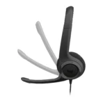 Logitech H390 Corded USB-A Headset - 30mm Drivers, Noise-Cancelling Mic, On-Ear - Black (981-000406) - Image 2