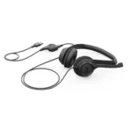 Logitech H390 Corded USB-A Headset - 30mm Drivers, Noise-Cancelling Mic, On-Ear - Black (981-000406) - Image 5