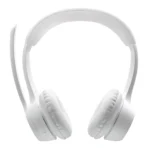Logitech Zone 300 Wireless Bluetooth Headset - On-Ear, 30mm Drivers, Dual Noise-Cancelling Mic - Off-White (981-001417) - Image 5