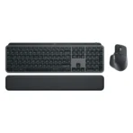 LOGITECH MX Keys S Combo (MX Keys S Keyboard + MX Master 3S Mouse + Palm Rest), Graphite (920-011616)